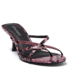 Jeffrey Campbell Pink Strappy Heels